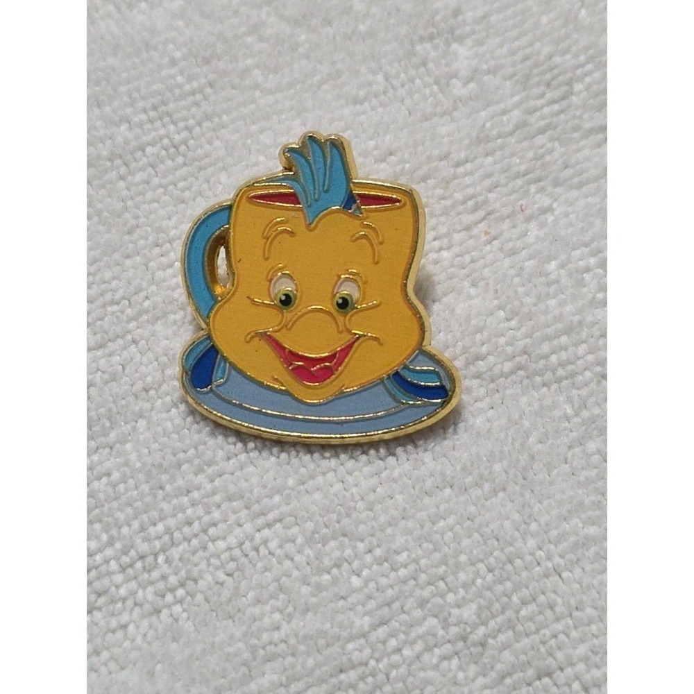 Disney Pin 175444 SDR Flounder Cup and Saucer Little Mermaid Set Teapot Cup